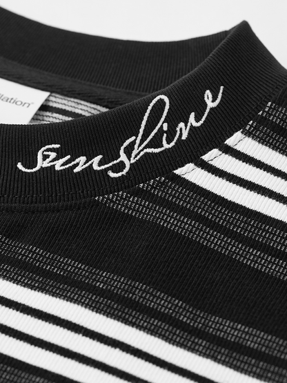 Classic Street-style Loose Striped T-shirt