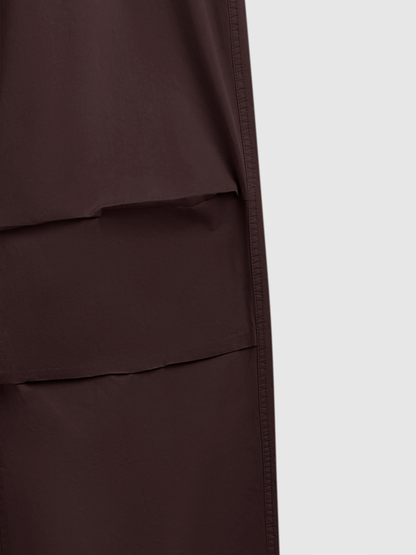 Cargo Parachute Pants with Wide Legs